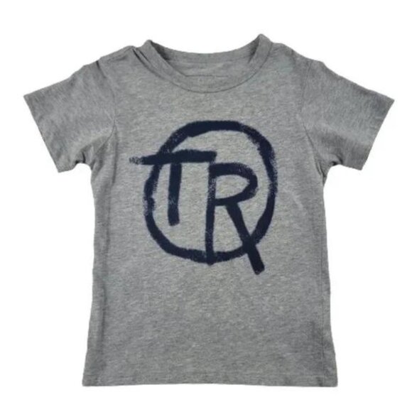 True Religion Gray Short Sleeve T-Shirt Size 5 - Picture 1 of 8